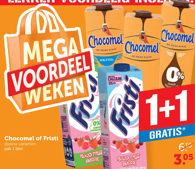 Aanbieding: Chocomel of Fristi