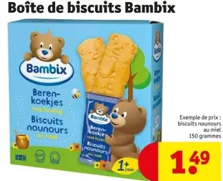Offre: Boîte de biscuits Bambix