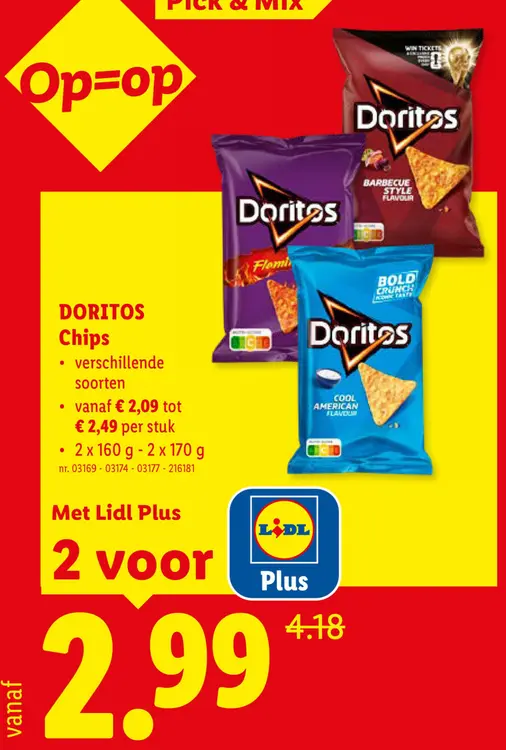Promotie: Chips