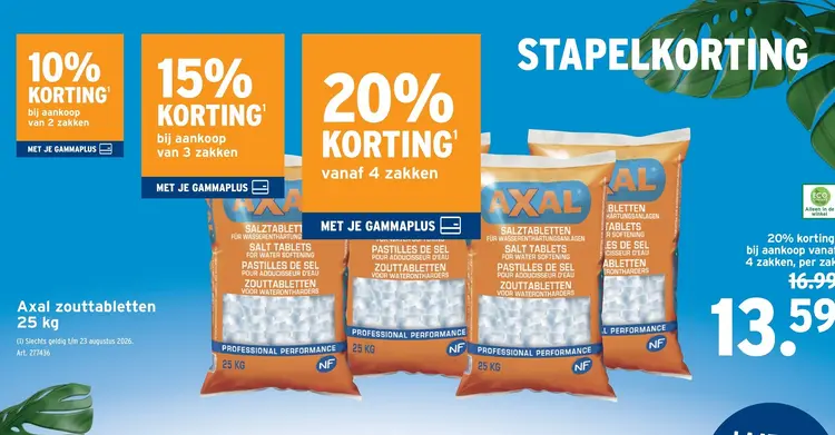 Promotie: Axal zouttabletten