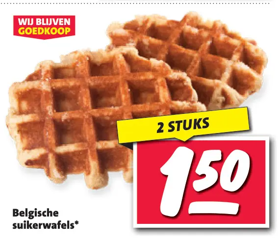 Aanbieding: Belgische suikerwafels