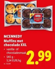 Promotie: Muffins met chocolade XXL