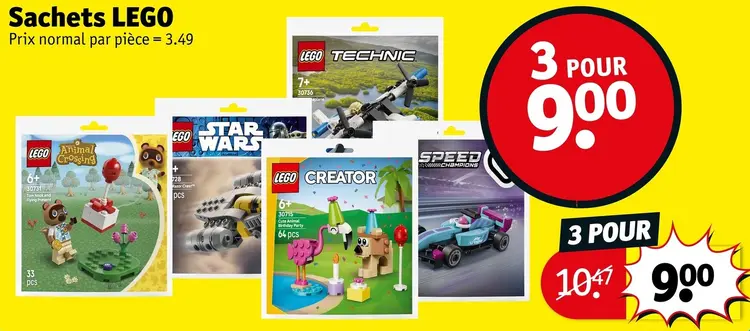 Offre: Sachets LEGO