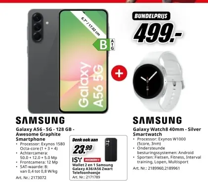 Promotie: Galaxy A56-5G-128 GB - Awesome Graphite Smart