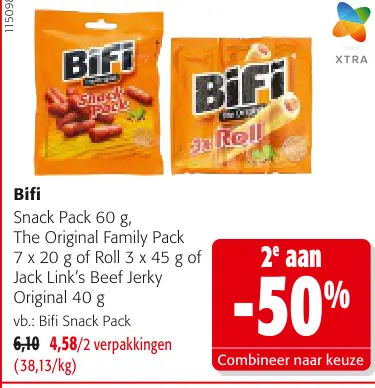 Promotie: Bifi Snack Pack