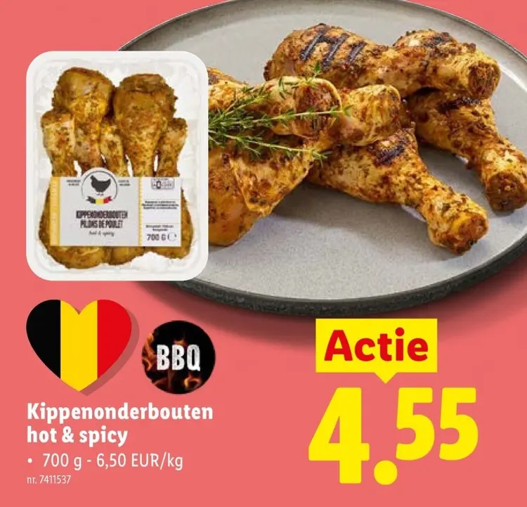 Promotie: Kippenonderbouten hot & spicy