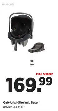 Aanbieding: Cabriofix I-Size incl. Base