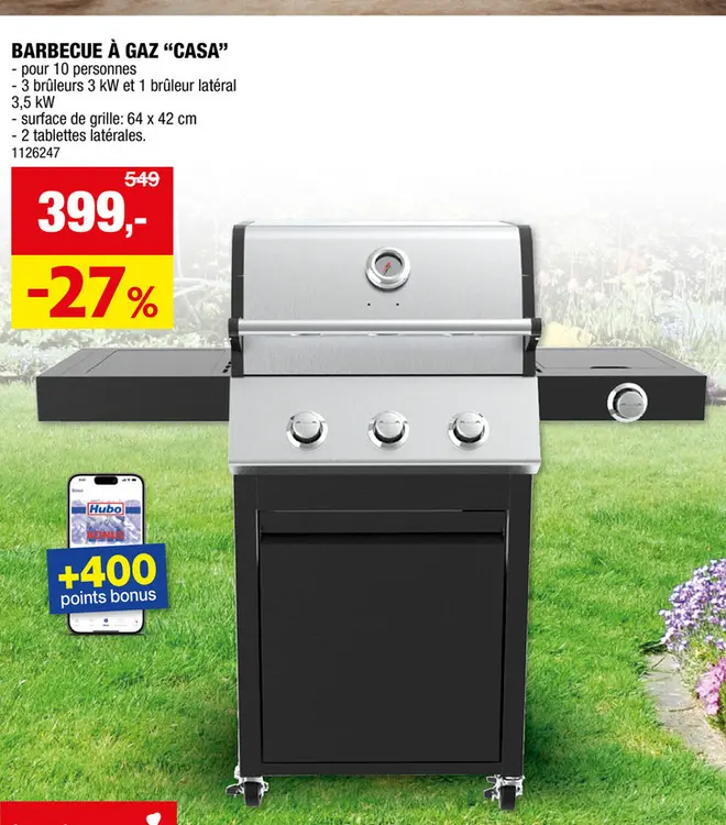 Offre: Barbecue à gaz "casa"