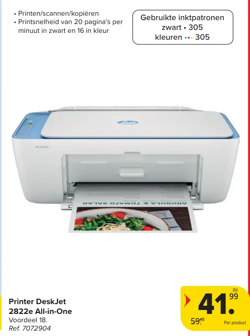 Promotie: Printer DeskJet 2822e All-in-One