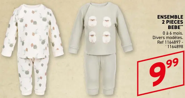 Offre: Ensemble 2 pièces bébé