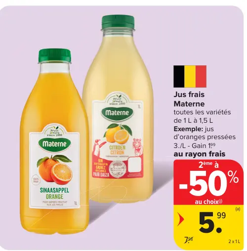Offre: Jus frais