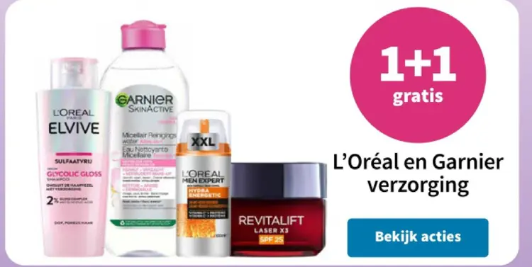 Promotie: L'Oréal en Garnier verzorging