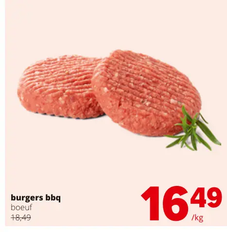 Offre: Burgers bbq
