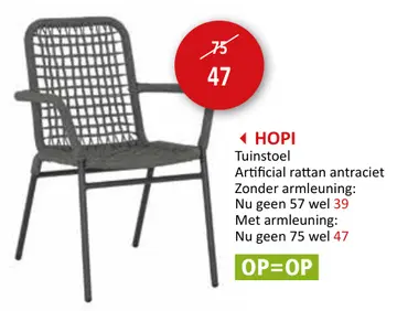 Aanbieding: Hopi Tuinstoel