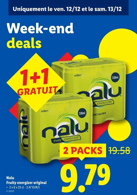 Offre: Fruity energizer original