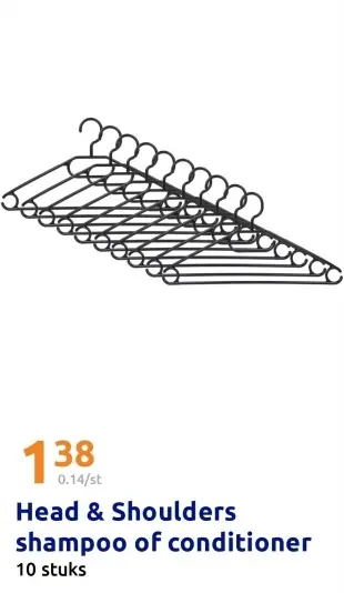 Promotie: Head & Shoulders shampoo of conditioner