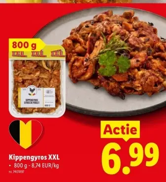 Promotie: Kippengyros XXL