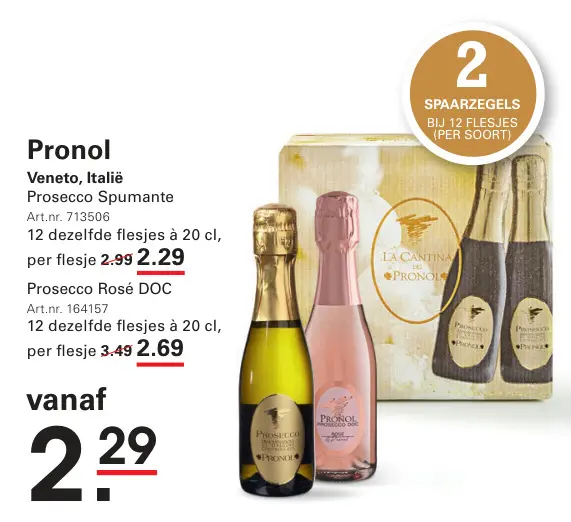 Aanbieding: Pronol Prosecco Spumante
