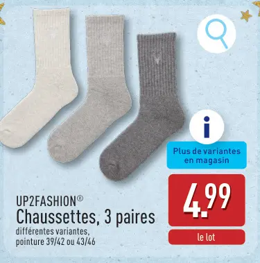 Offre: Chaussettes