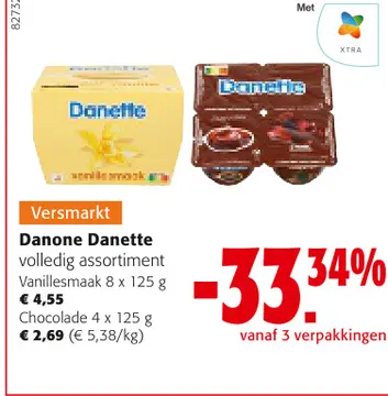 Aanbieding: Danone Danette volledig assortiment
