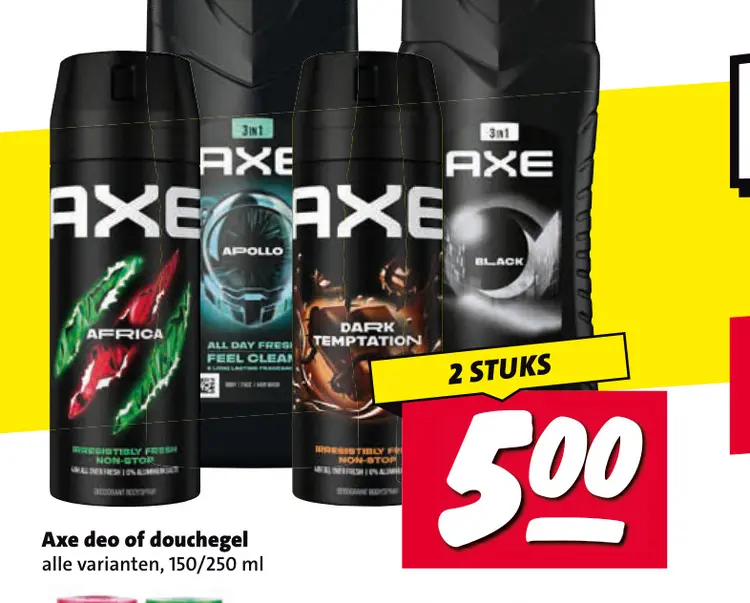 Aanbieding: Axe deo of douchegel
