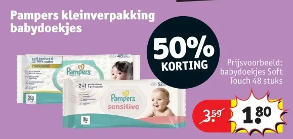 Promotie: Pampers babydoekjes