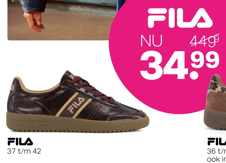 Promotie: Sneaker bruin