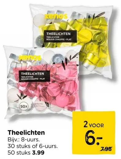 Promotie: Theelichten