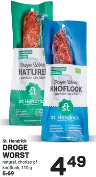 Aanbieding: St. Hendrick Droge worst