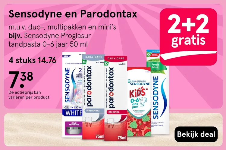 Aanbieding: Sensodyne en Parodontax