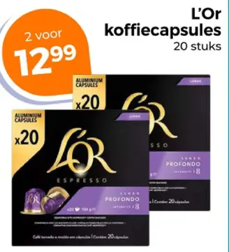 Aanbieding: L'Or koffiecapsules