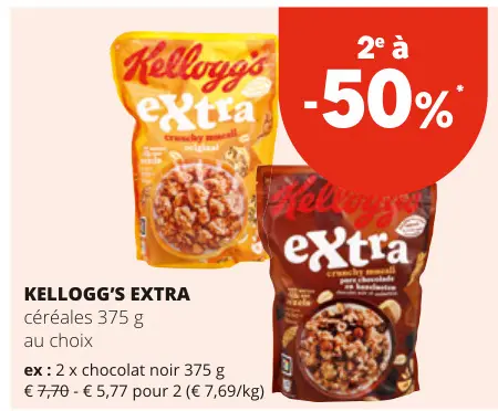 Offre: Kellogg's extra