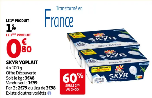 Offre: Skyr Yoplait