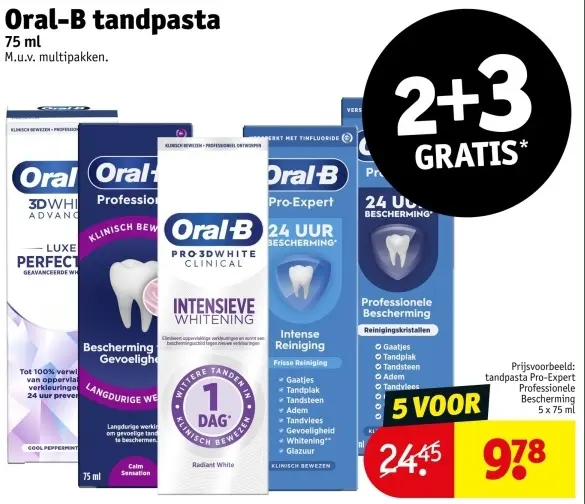 Aanbieding: tandpasta