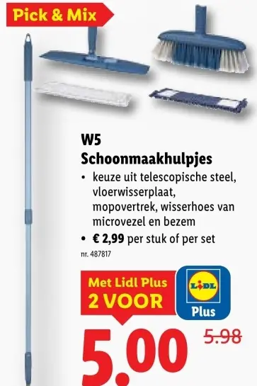 Aanbieding: Schoonmaakhulpjes