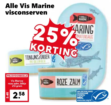 Aanbieding: Vis Marine visconserven