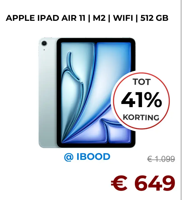 Aanbieding: Ipad air 11