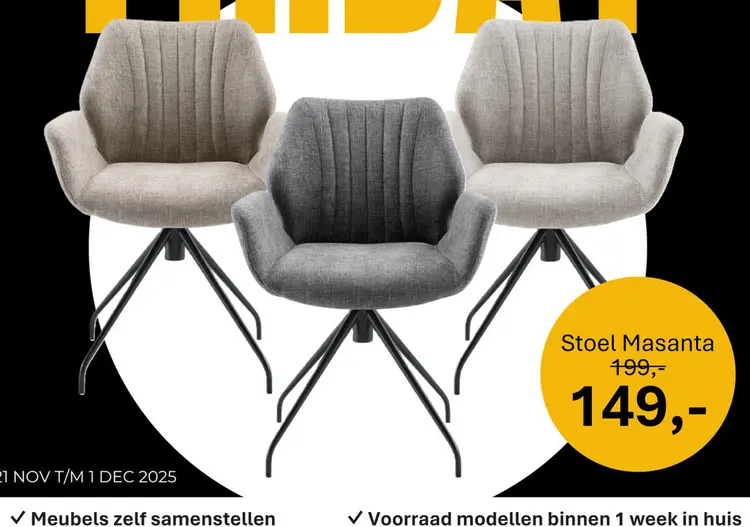 Aanbieding: Stoel Masanta