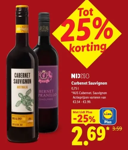 Aanbieding: Cabernet Sauvignon
