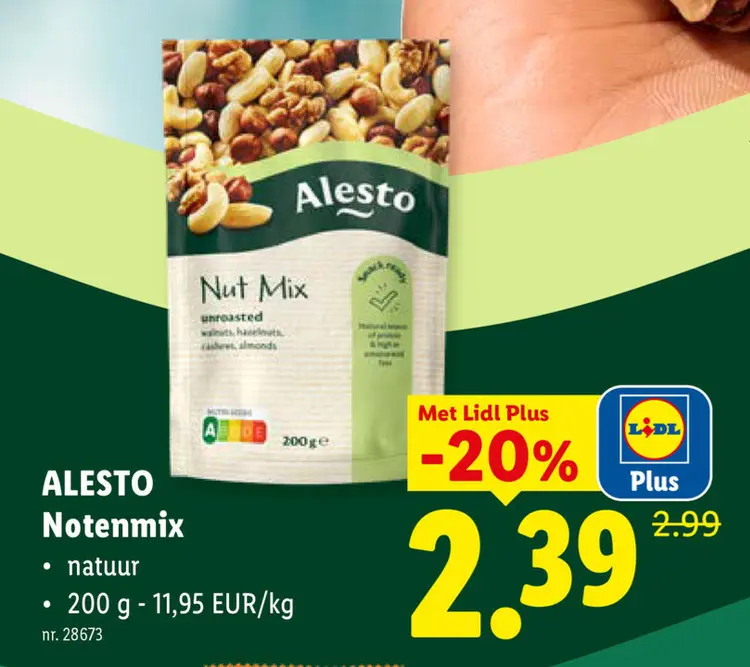 Promotie: Notenmix
