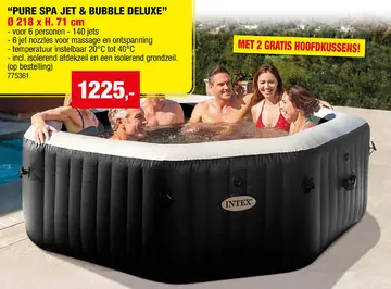 Aanbieding: PURE SPA JET & BUBBLE DELUXE
