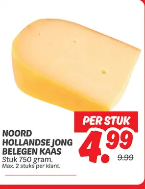 Noord hollandse jong belegen kaas