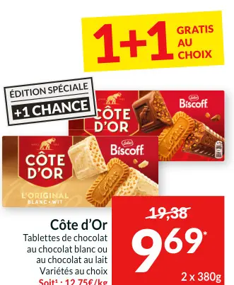 Offre: Tablettes de chocolat
