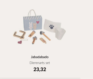 Aanbieding: Jabadabado Dierenarts Set