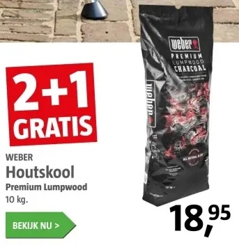 Aanbieding: Houtskool Premium Lumpwood