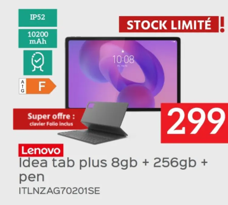 Offre: Idea tab plus