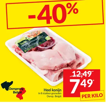 Aanbieding: Heel konijn