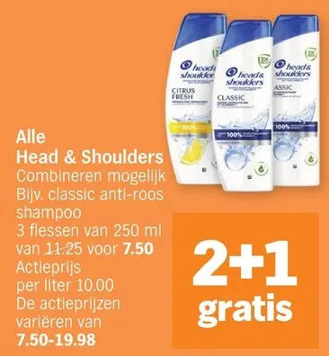 Promotie: Head & Shoulders shampoo
