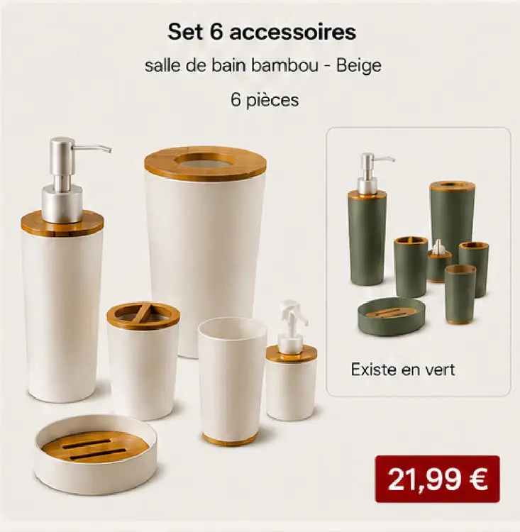 Offre: Set 6 accessoires