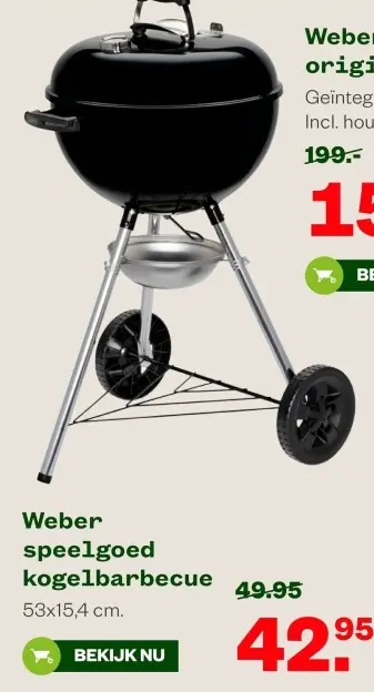 Aanbieding: kogelbarbecue